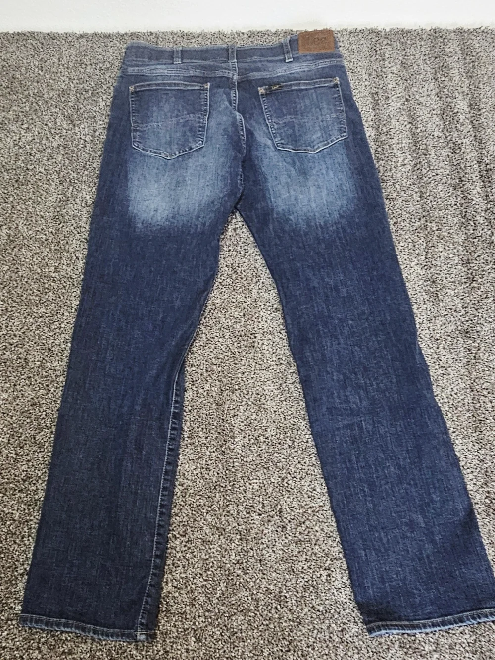Lee Extreme Motion Jeans 36x34 Medium Wash Blue Stretch Denim